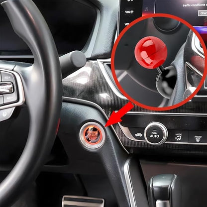 VINRIDE Car Push Start Stop Button Metal Joystick for Push Start Stop Button All Cars