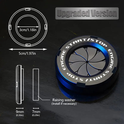Car Start Stop Button Cover Creative Engine Start Stop Button Coverzzz
