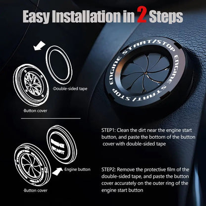 Car Start Stop Button Cover Creative Engine Start Stop Button Coverzzz